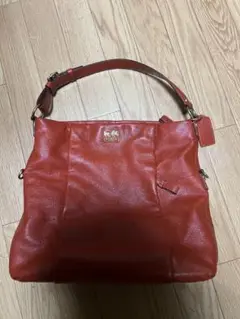 オレンジ レザー ショルダーバッグ 1997年モデル