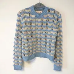 MARNI ニット セーター 38 美品 ブルー