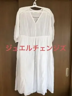 刺繍ロングワンピース