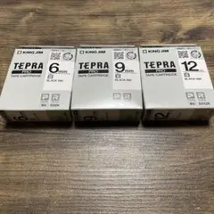 テプラテープ 白　3個セット