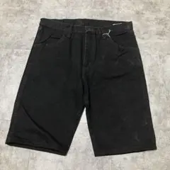 “RUSLER ラスラー　ブラックデニムショーツ