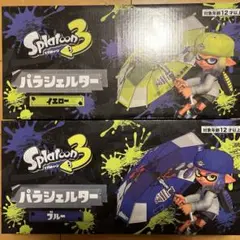 （未使用品）スプラトゥーン3 パラシューター　ブルー　イエロー　2個セット