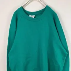 USA製 90s lee ラグラン スウェット エメラルド