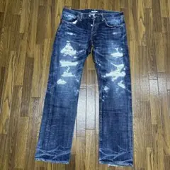 エターナル備中倉敷工房 No.53571 W32 クラッシュデニム
