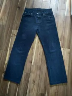 Levi's 501 ダークブルー ストレートデニム W30 L32