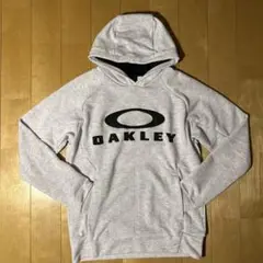 OAKLEY プルオーバーパーカー Sサイズ ヘザーグレー