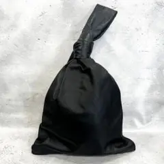 ボッテガヴェネタ ザ ツイスト ハンドバッグ クラッチ ブラック レザー