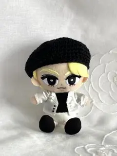 SnowMan すのチルぬい用　ベレー帽　ブラック