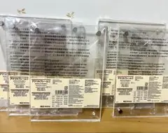 無印良アクリルフレーム ハガキサイズ用　5個セット