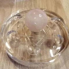 ローズクォーツ　スフィア　台座無し