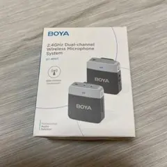 BOYA BY-M1V1 デュアルチャンネル無線マイクシステム ワイヤレスマイク