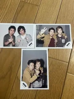 嵐　大野智&二宮和也　公式写真3枚セット