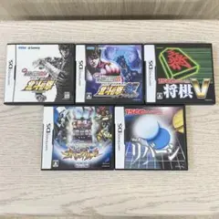 ニンテンドーDSソフト 5本セット 北斗の拳 エヴァンゲリオン　リバーシ　将棋