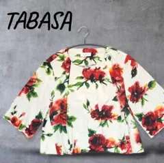 タバサ TABASA ゆったり シャツ レディース フラワープリント
