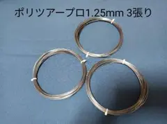 ヨネックス ポリツアープロ1.25㎜ 3張 グラファイト