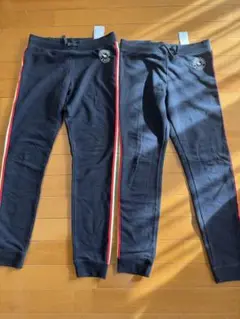 Abercrombie & Fitch 黒 ストライプ ボトムス2本