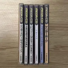 MEGA-CD ソフト 6本 まとめ売り