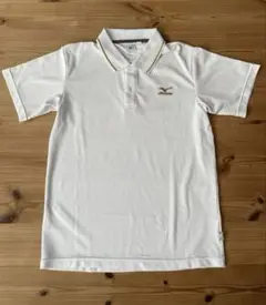 【美品】Mizuno ポロシャツ 白　Mサイズ