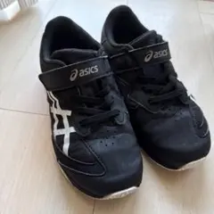 アシックス スニーカー 黒 20センチ