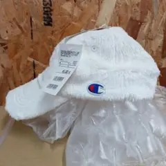 Champion フリースキャップ ホワイト