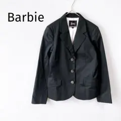 【Barbie＊バービー】テーラードジャケット ２ 黒 ブラック 無地 伸縮性