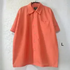 【BC ETHIC】ポリシャツ オレンジ US古着 L