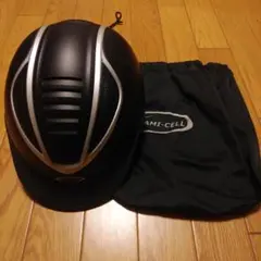 【美品】乗馬　ヘルメット　lami cell  サイズM  ネイビー LAMI-CELL ライディングヘルメット アルテミス | ヘルメット