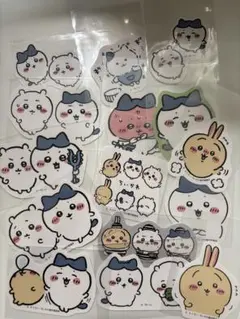 ちいかわ　ダイカットステッカーセット　うさぎ　ハチワレ　15枚セット　まとめ売り