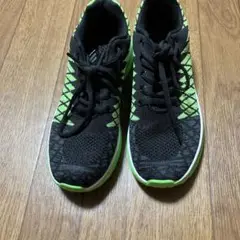 ファッションスニーカー サイズ38 黒/緑