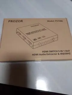 PROZOR HDMI切替器 HDMIケープル usbケーブル付き リモコン付き