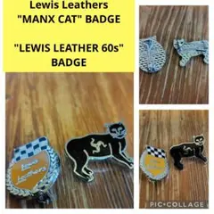 Lewis Leathersルイスレザーズ60s・マンクスキャットバッジ