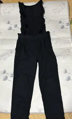 ZARA 2wayフリル付きサロペット ネイビー