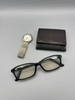 BURBERRY 眼鏡・腕時計・小銭入れ 3点セット 買取美品