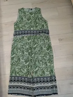 【美品】SHEIN シーイン　ペイズリー柄　ノースリーブセットアップ　ＸLサイズ