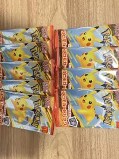 ポケカMEGA マクドナルドハッピーセット2025プロモカード　9パック