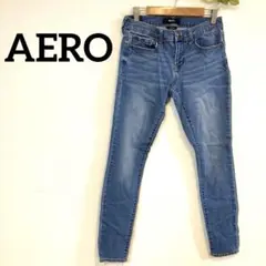 AERO 低めウエスト デニム ジーンズ 6 REG