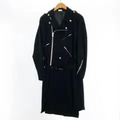 美品 COMME des GARCONS HOMME PLUS ライダースコート