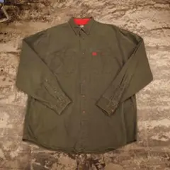 GREATLAND APPAREL 長袖シャツ ダークグリーン L　4500