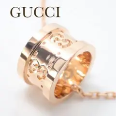 グッチ GUCCI アイコントワール ネックレス K18PG ケース付