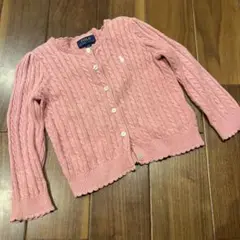 Polo Ralph Lauren ピンク カーディガン 3T