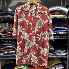 USA古着 CAMPIA MODA レーヨン アロハシャツ 総柄シャツ