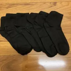 【新品未使用品】お買い得　靴下6足　フリーサイズ 黒ブラック 洗い替え