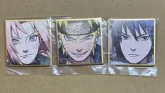 ナルト 疾風伝 豆ガシャ色紙 第三弾 第七班 ナルト サスケ サクラ
