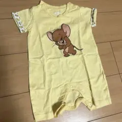 グラニフ　トムアンドジェリー　コラボ　80 ロンパース　半袖