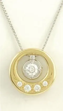 TASAKI 18K ダイヤモントップ ネックレス