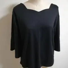1点限り　Leahmatin 　七分丈　ブラック黒　L