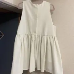 yoihi フリルギャザージレ　ベスト