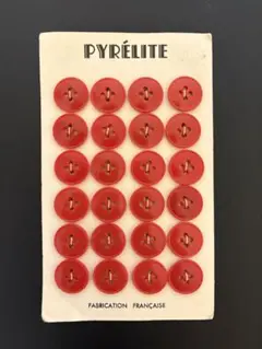 PYRÉLITE フランスヴィンテージボタン　シート 2