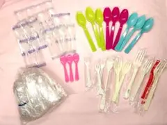 使い捨て スプーン フォーク セット 工作 素材