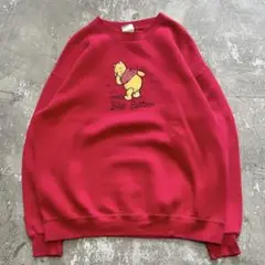 90s Disney ディズニー くまのプーさん キャラクタースウェット 古着L